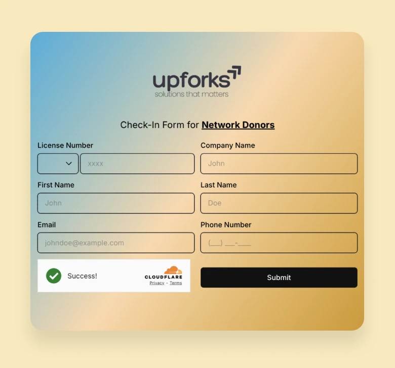 Donor Check-In Made Easy